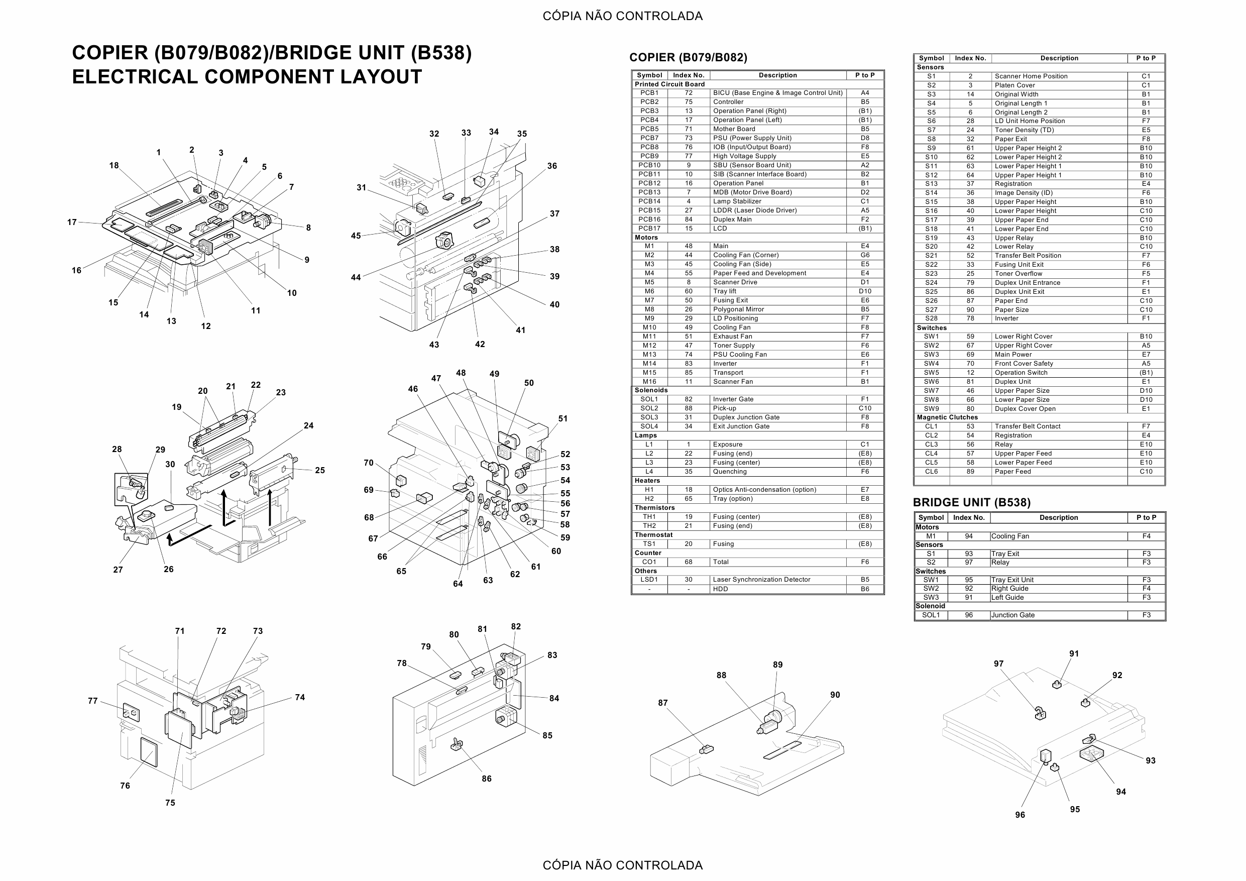 RICOH Aficio 2035 2045 B079 B082 Circuit Diagram-2